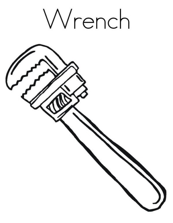 Nářadí 5 omalovánka