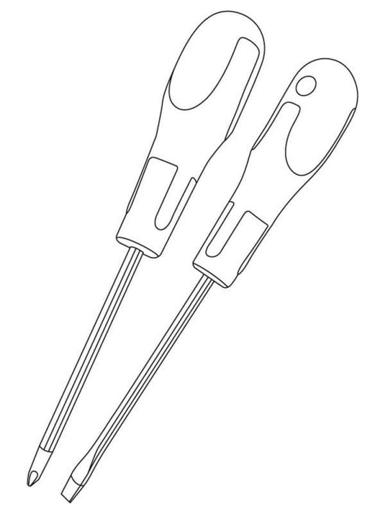 Nářadí 8 omalovánka