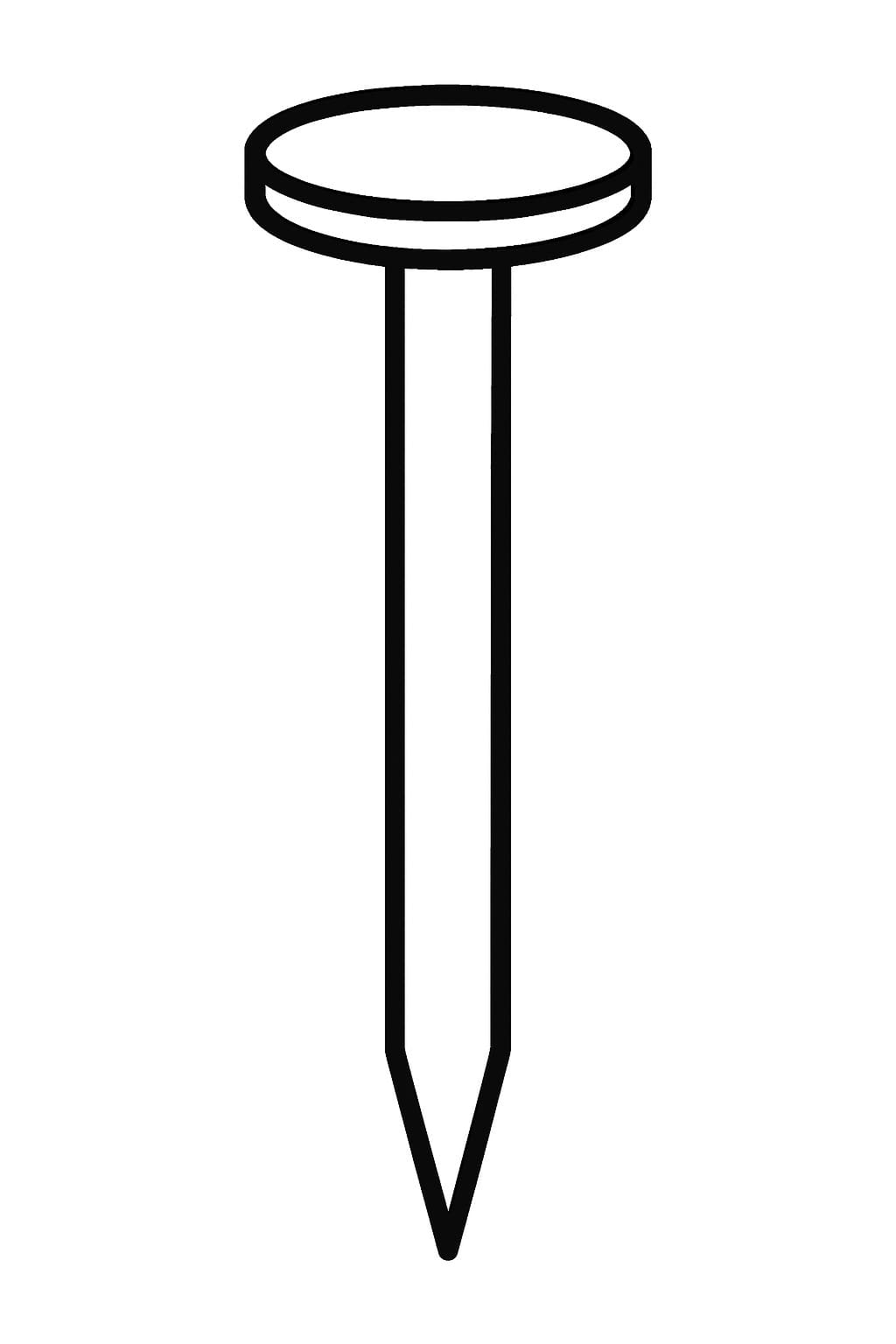 Nářadí hřebík omalovánka