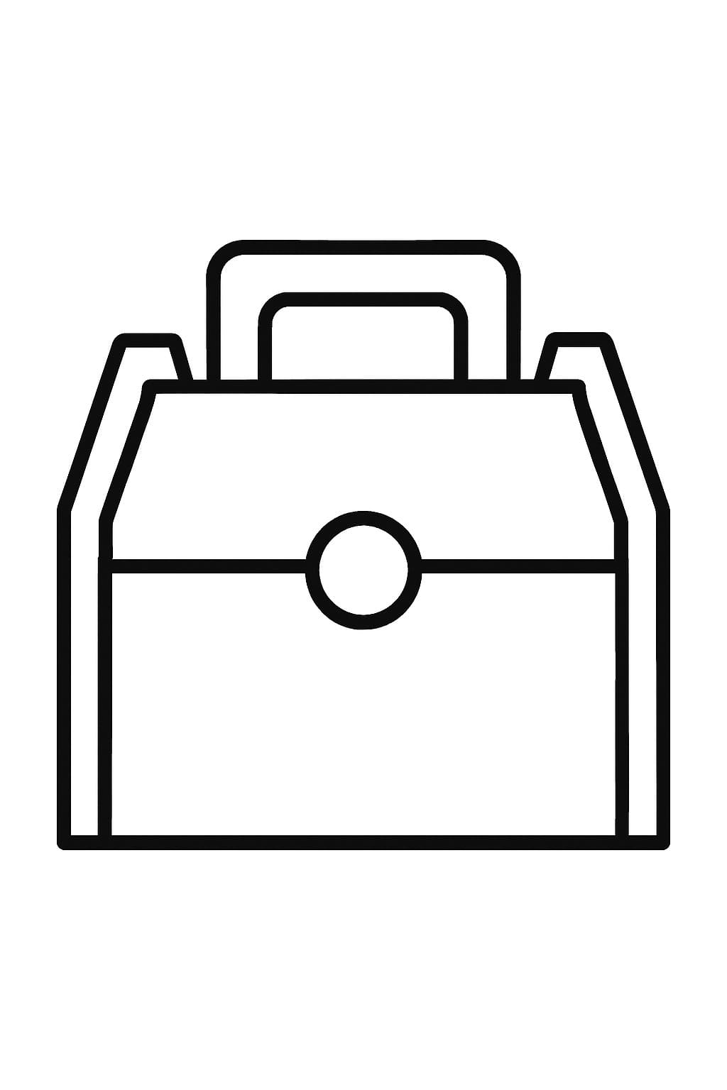 Nářadí krabice omalovánka