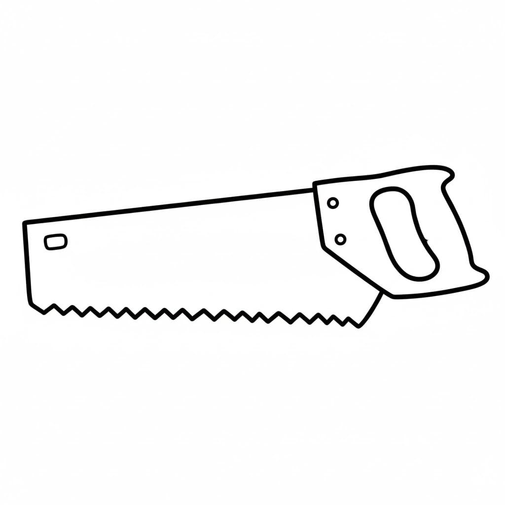 Nářadí pro děti omalovánka