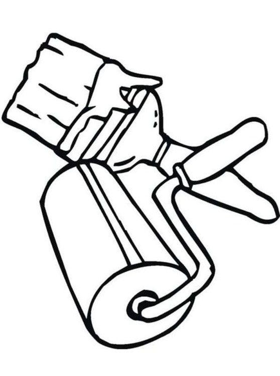 Nářadí štětec omalovánka