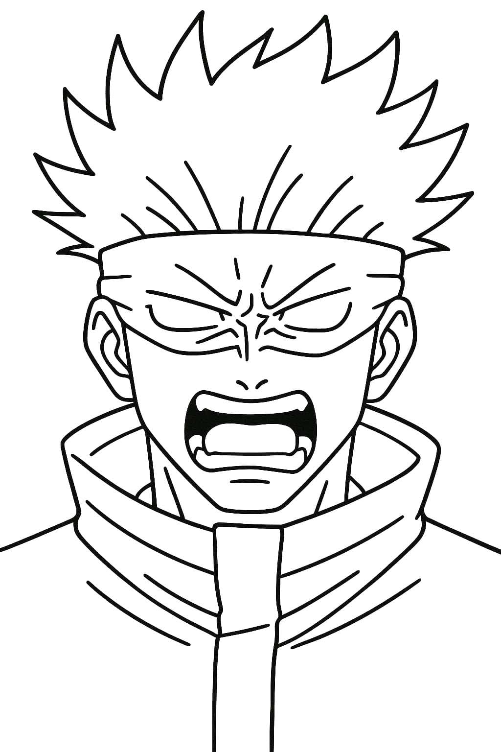 Satoru Gojo omalovánky