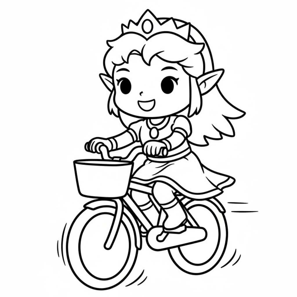 Zelda k vytisknutí omalovánka