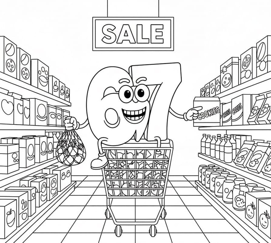 67 Brainrot zdarma snadný tisknutelné omalovánka