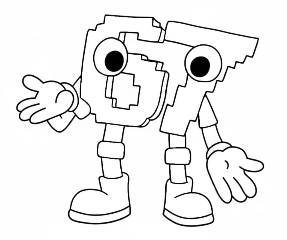 67 Brainrot zdarma základní tisknutelné omalovánka