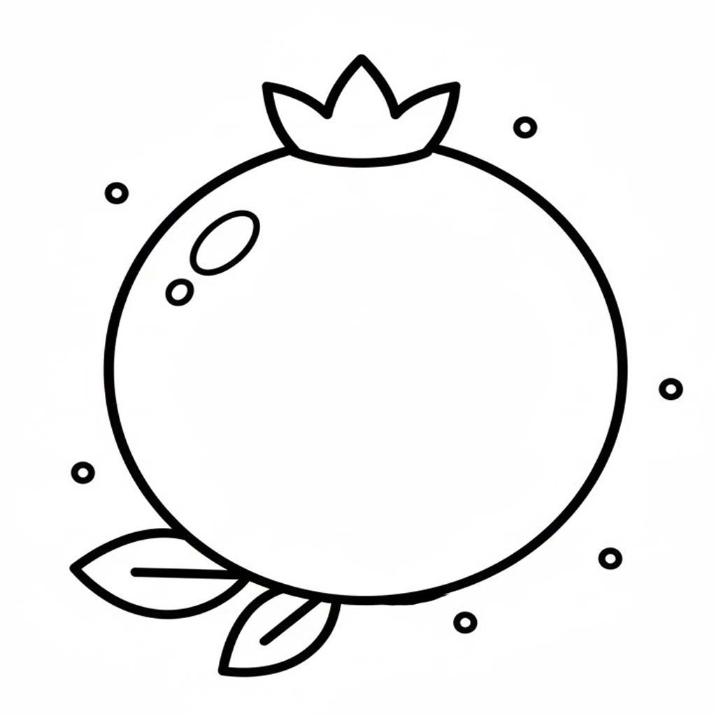 Borůvka 2 omalovánka