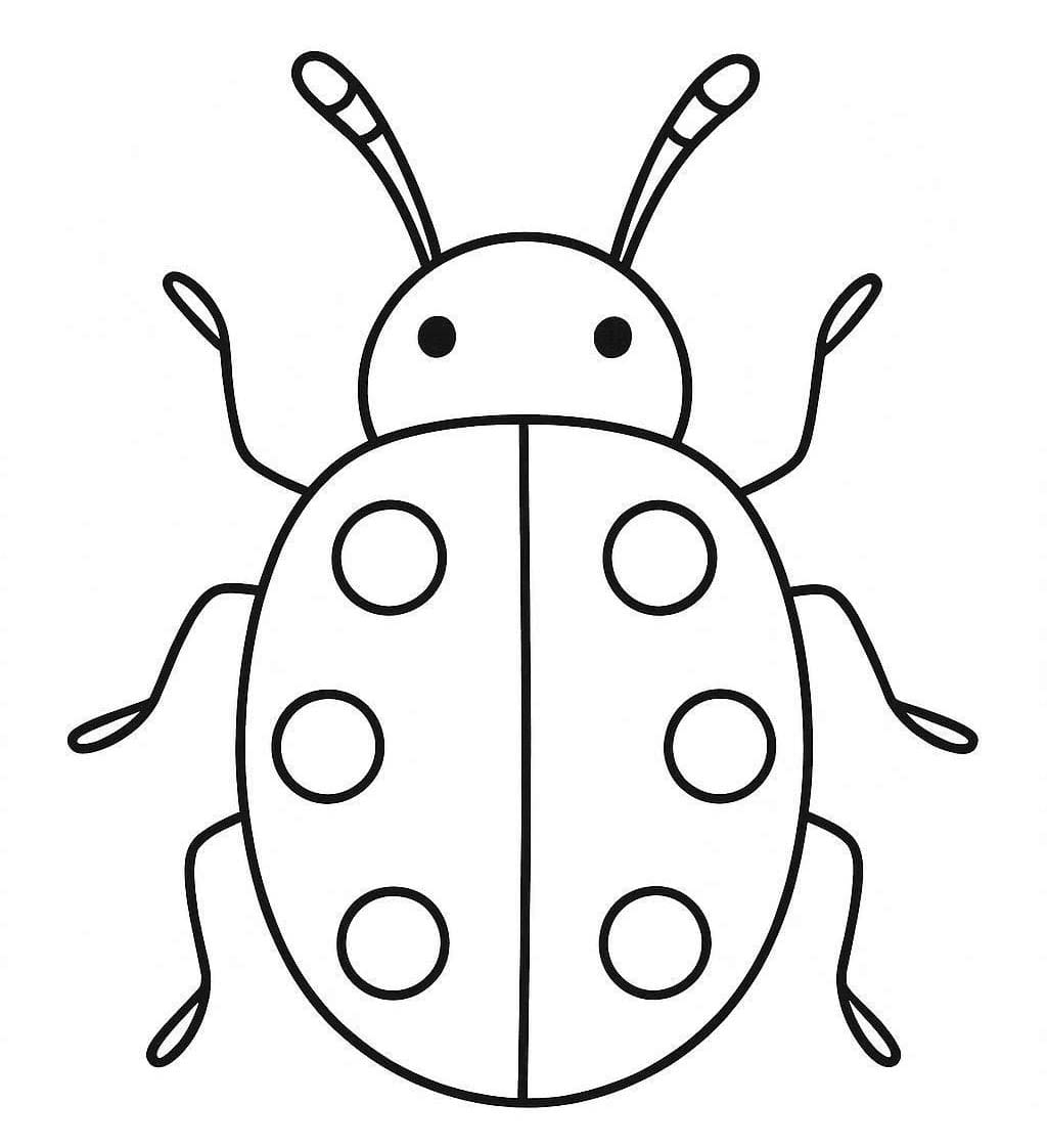 Brouci 1 omalovánka