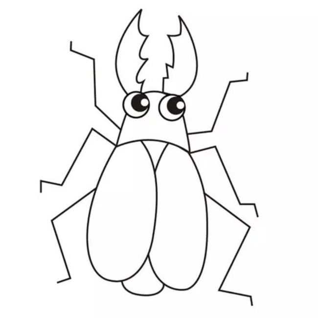 Brouci zdarma tisknutelné pro děti omalovánka