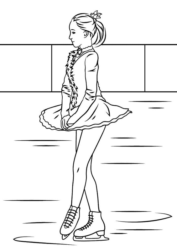 Bruslení zdarma pro děti omalovánka