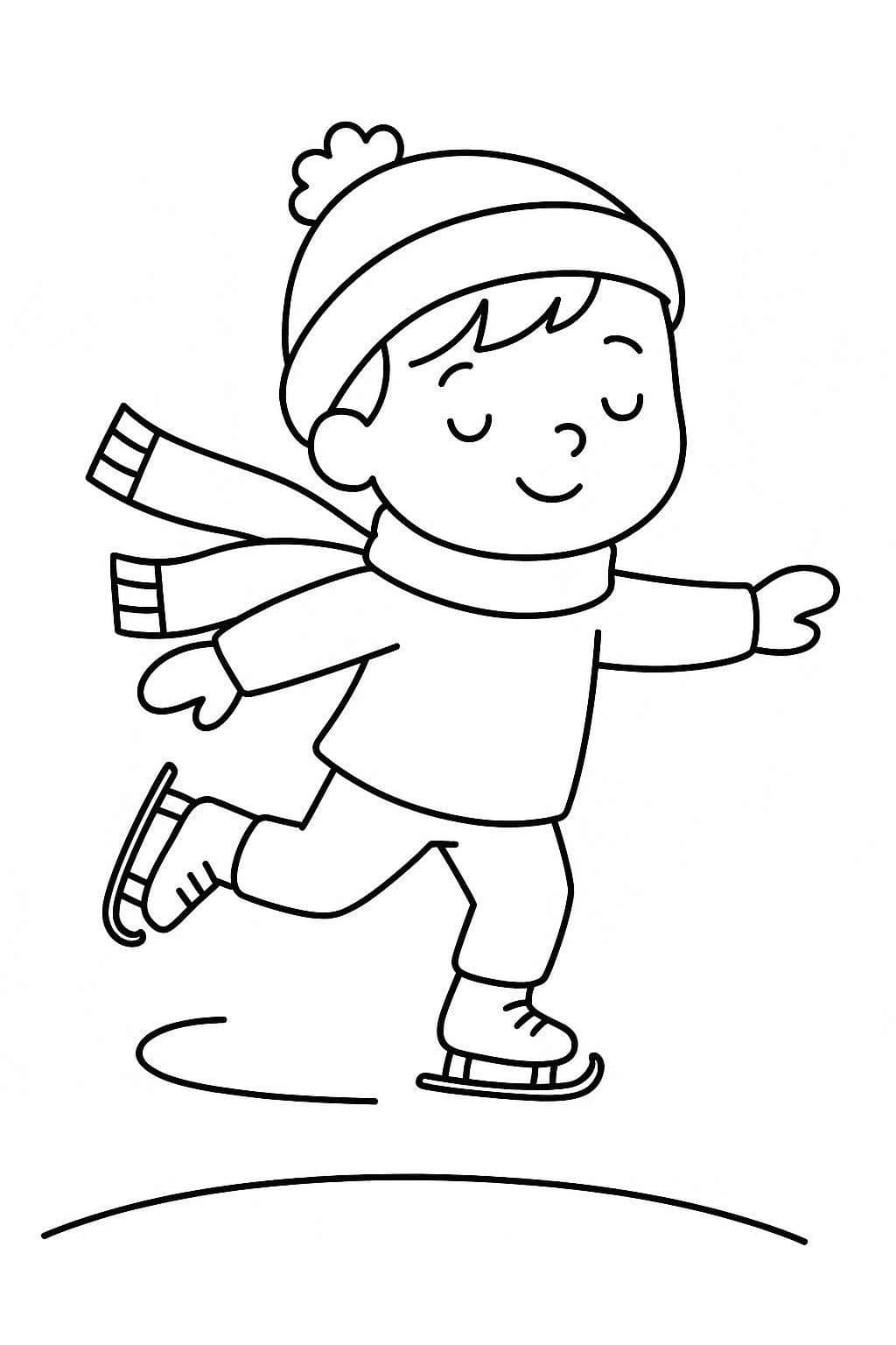 Bruslení zdarma tisknutelné pro děti omalovánka