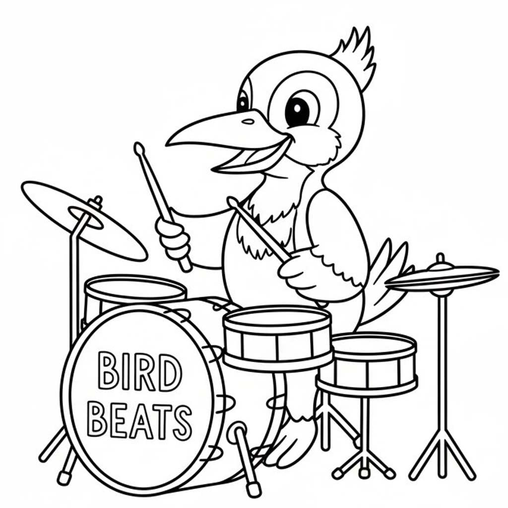 Datel k vytisknutí zdarma omalovánka