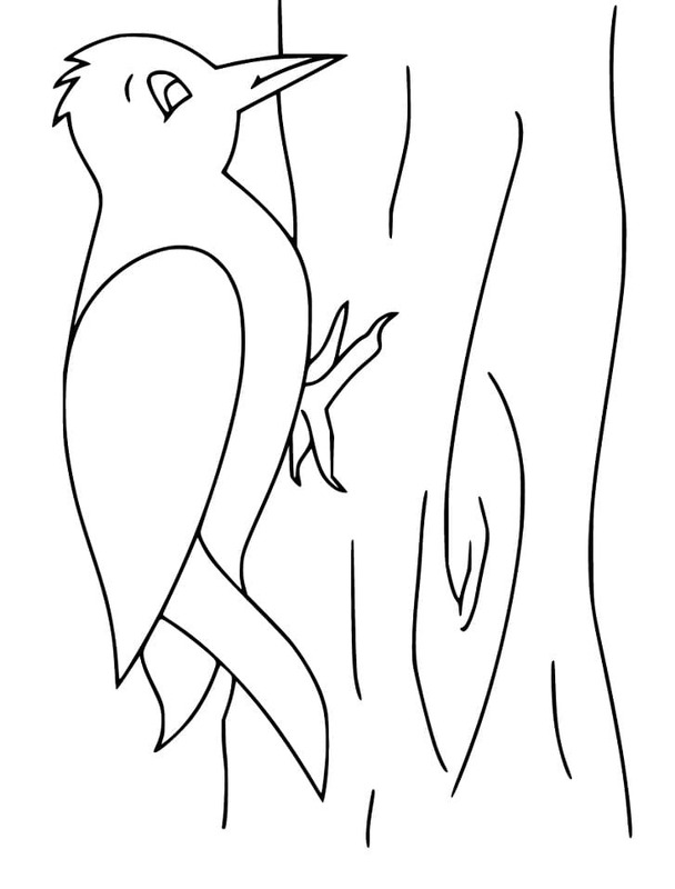 Datel tisknutelné pro děti omalovánka