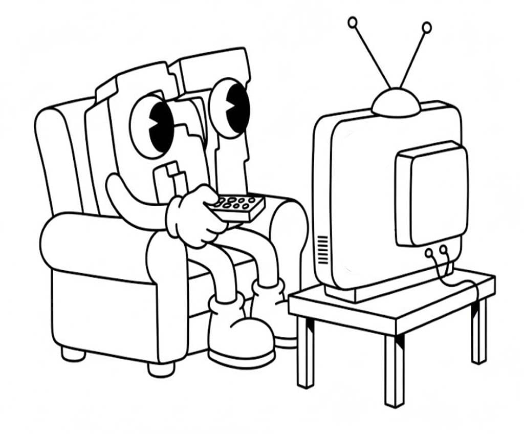 Nakreslete 67 Brainrot 3 omalovánka