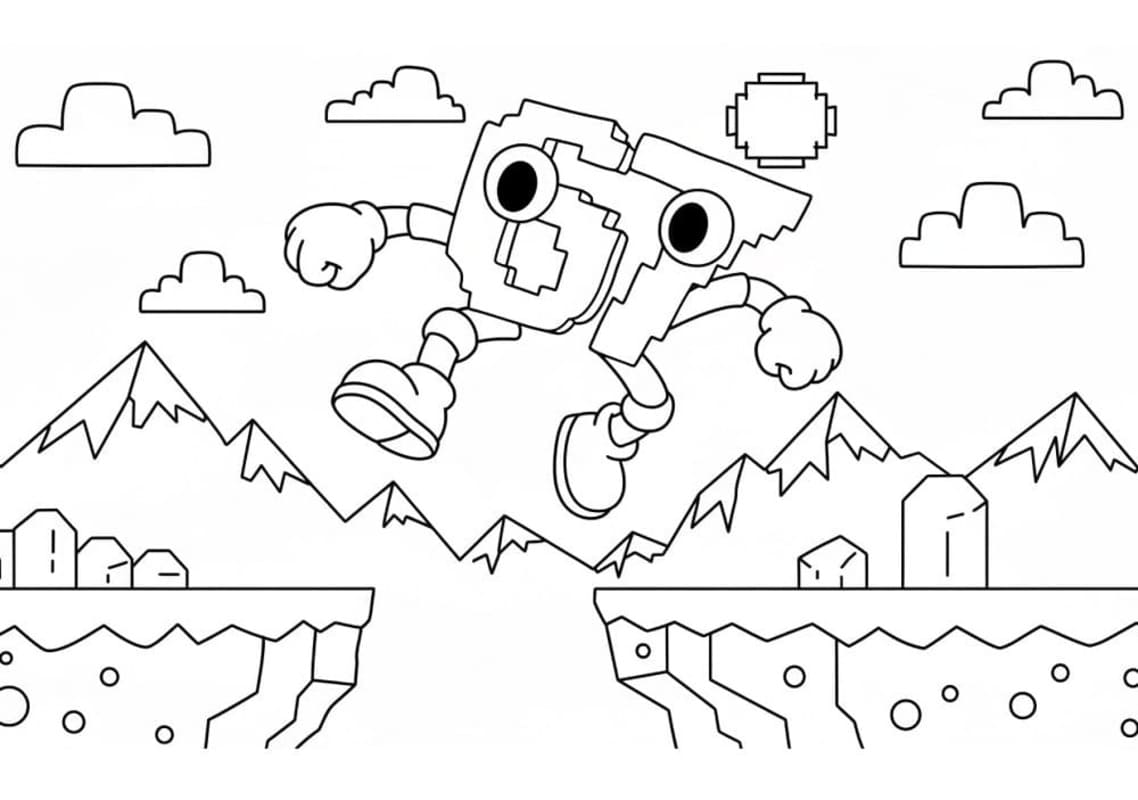 Nakreslete 67 Brainrot pro děti omalovánka