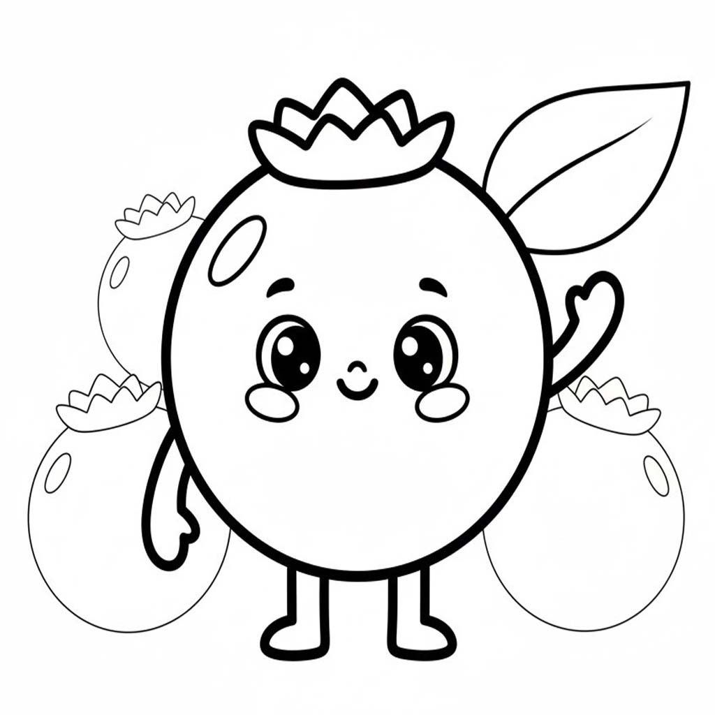 Nakreslete Borůvka zdarma základní omalovánka