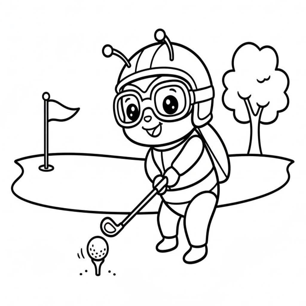 Nakreslete Brouci pro děti omalovánka