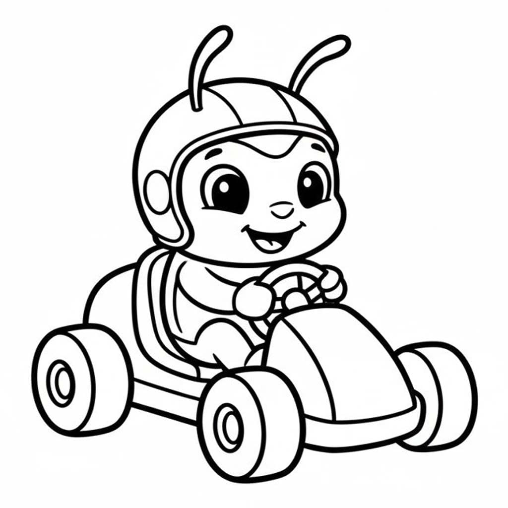 Nakreslete Brouci zdarma základní omalovánka