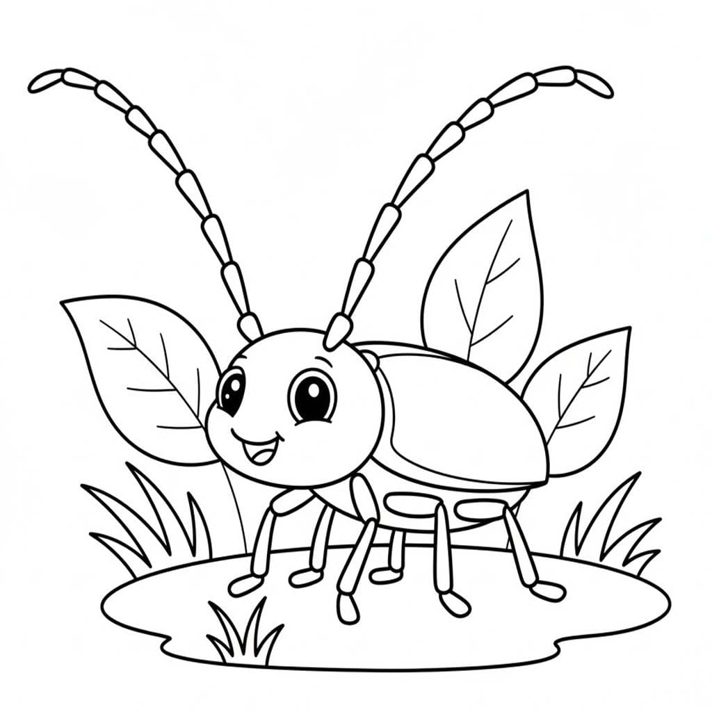 Nakreslete Brouci zdarma omalovánka