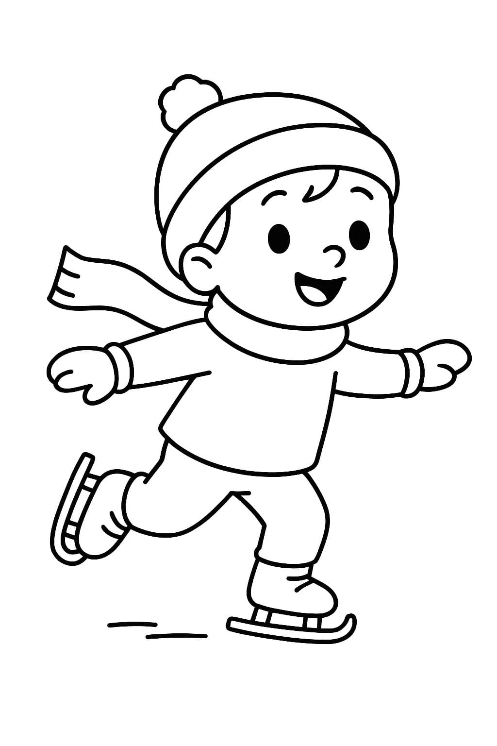 Bruslení omalovánky