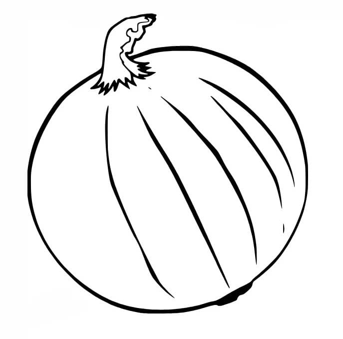 Nakreslete Cibule snadný tisknutelné omalovánka