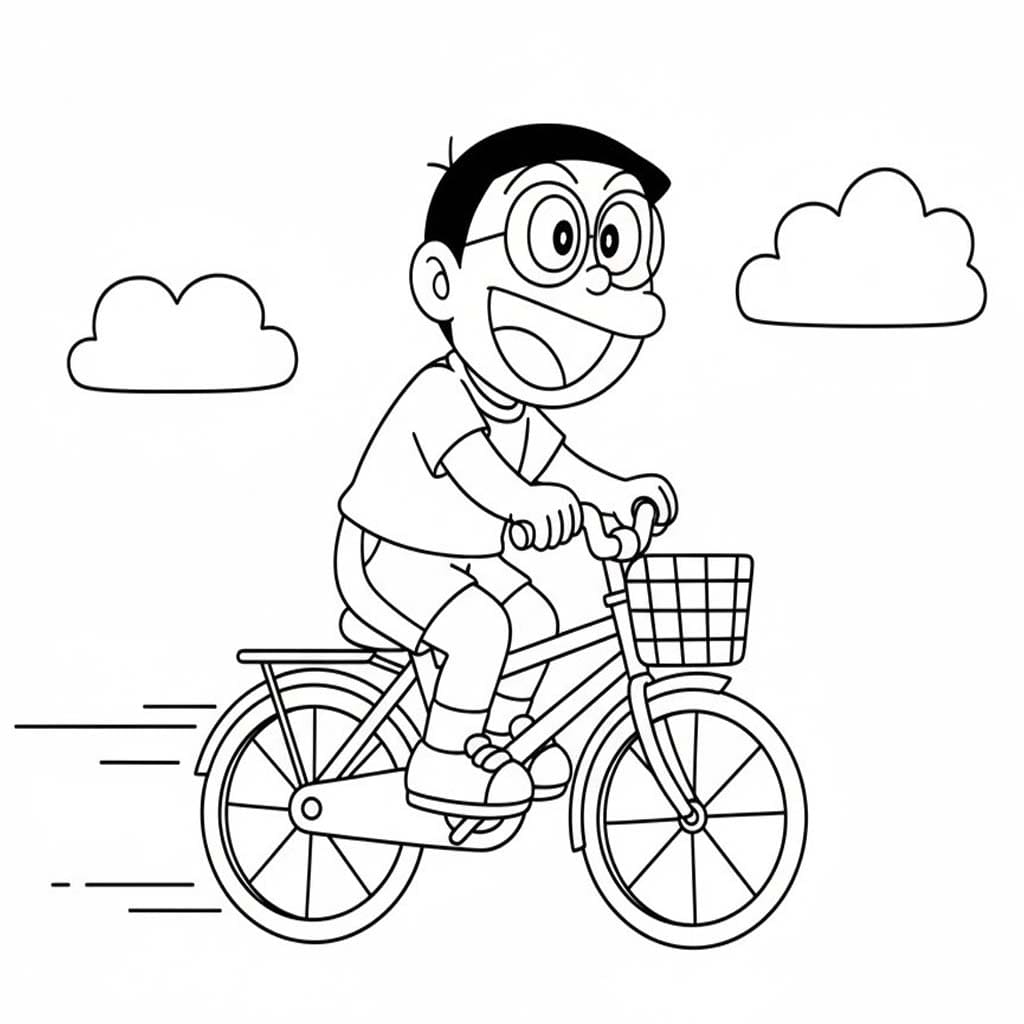 Nakreslete Cyklistika pro děti omalovánka