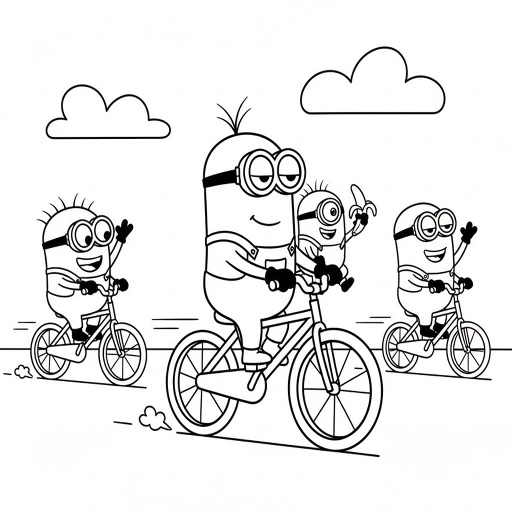 Nakreslete Cyklistika tisknutelné omalovánka