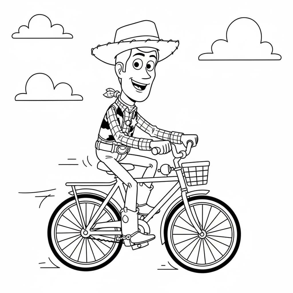 Nakreslete Cyklistika základní tisknutelné omalovánka