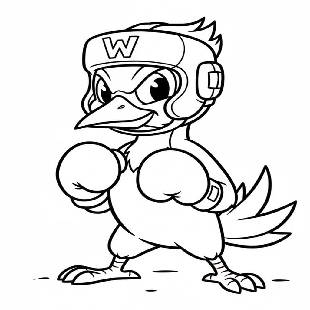 Nakreslete Datel prostý omalovánka