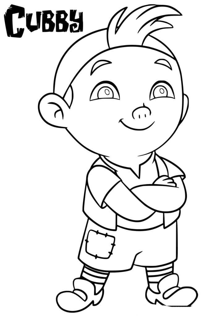 Nakreslete Jake a Piráti omalovánka