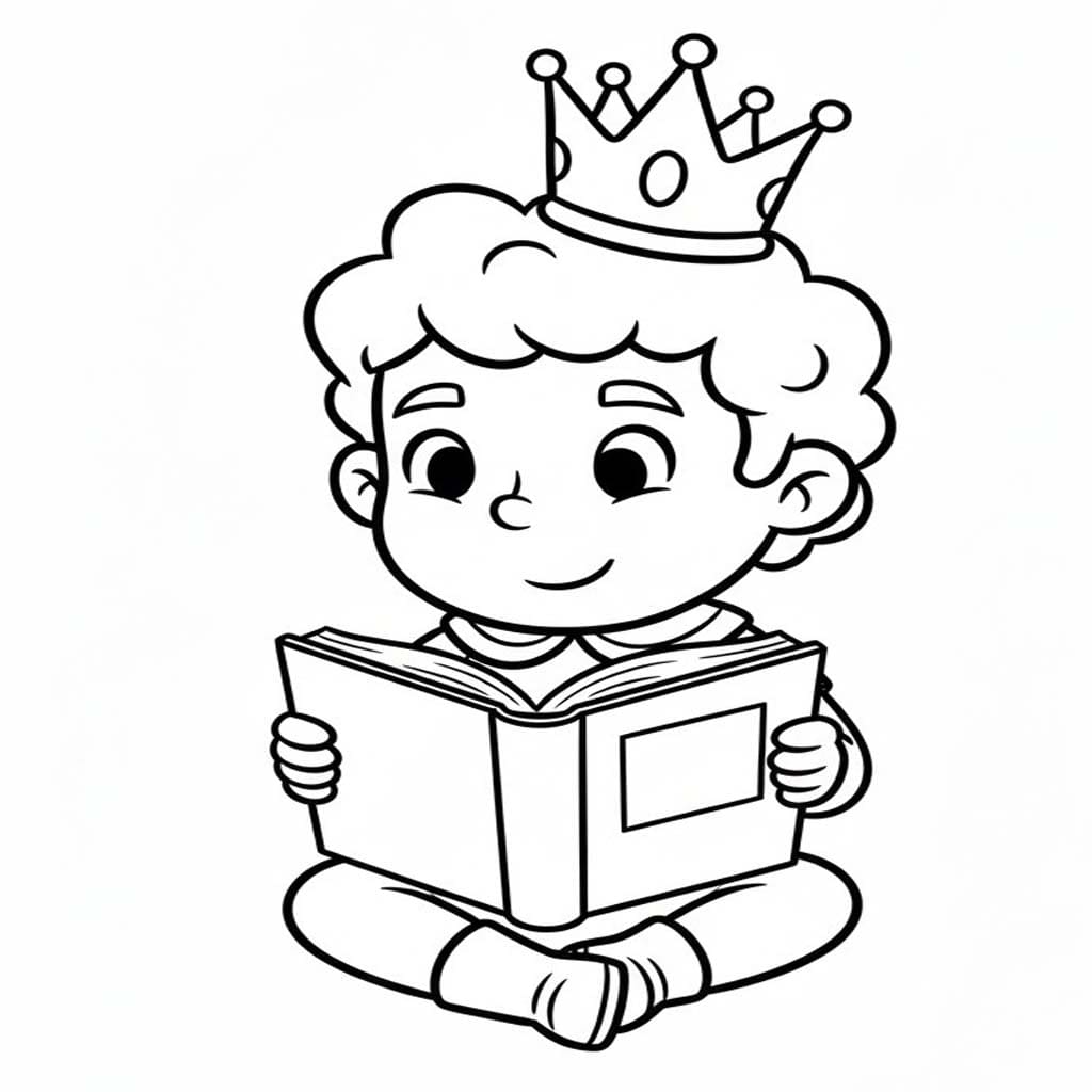 Nakreslete Princ 5 omalovánka