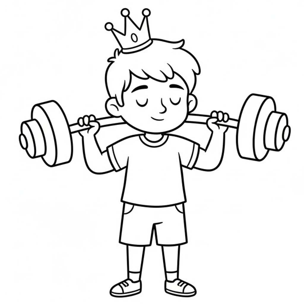 Nakreslete Princ k vytisknutí omalovánka