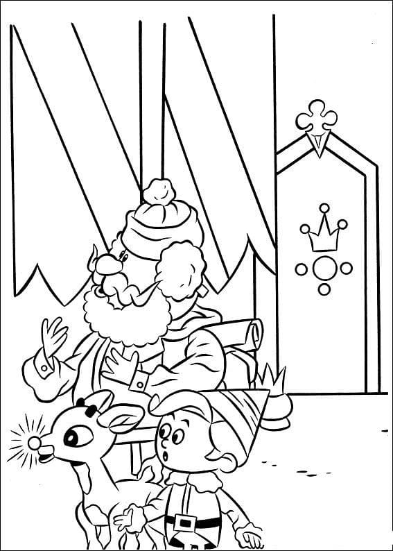 Nakreslete Rudolf 1 omalovánka