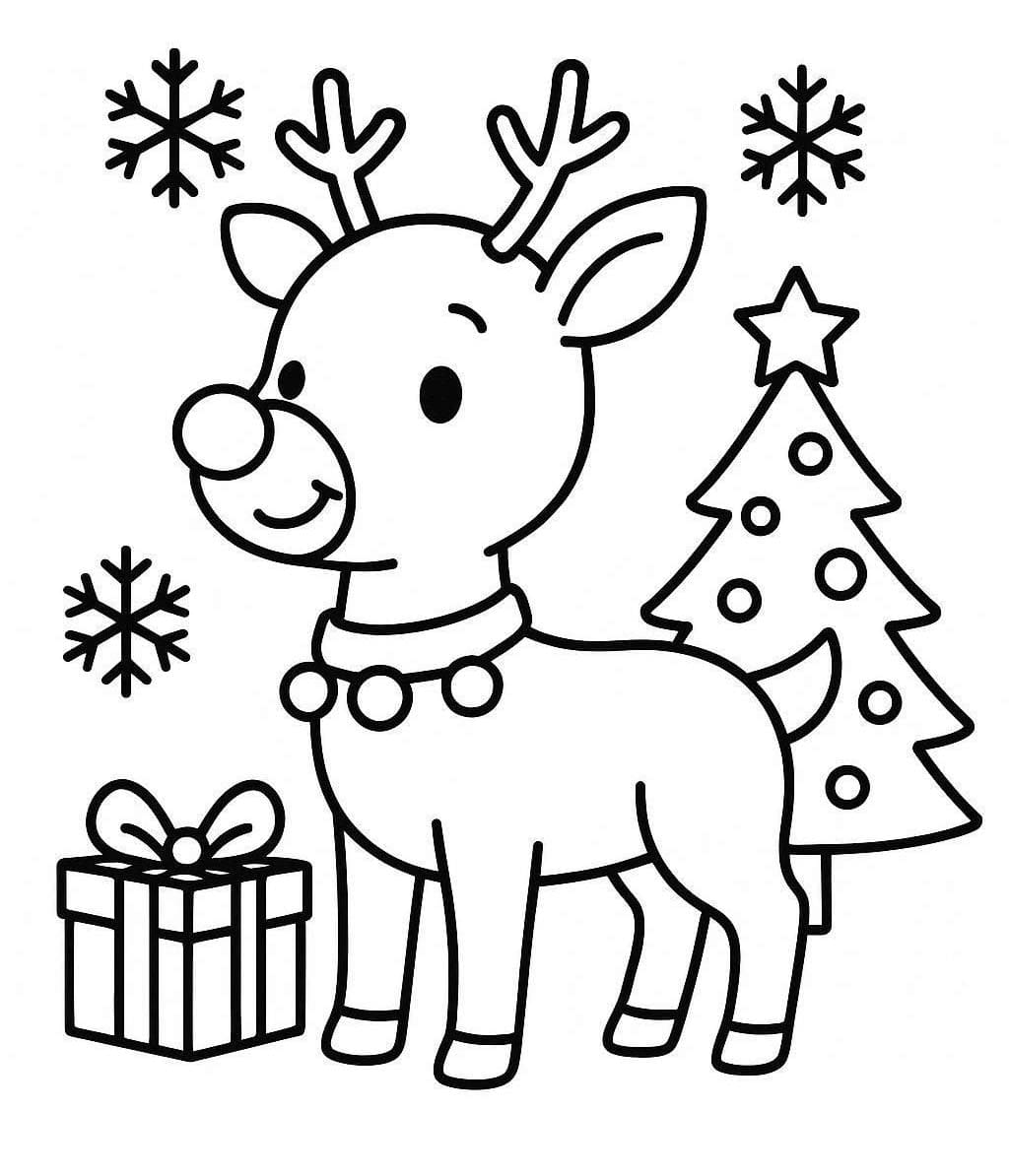 Nakreslete Rudolf 3 omalovánka