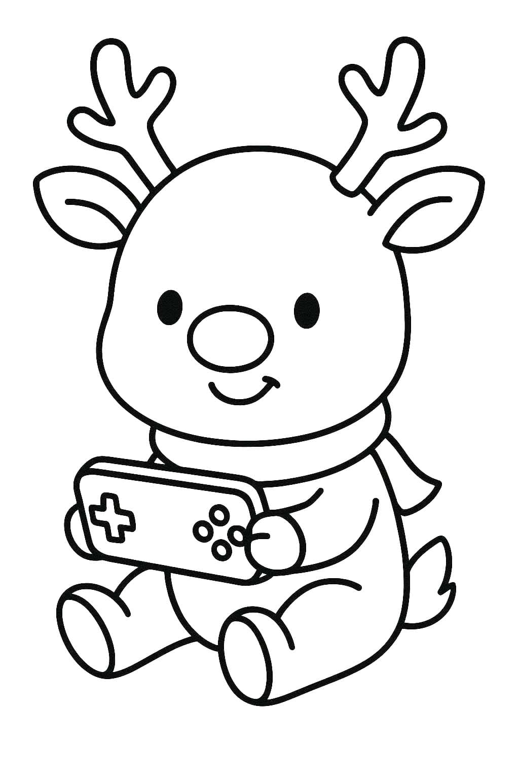 Nakreslete Rudolf 4 omalovánka