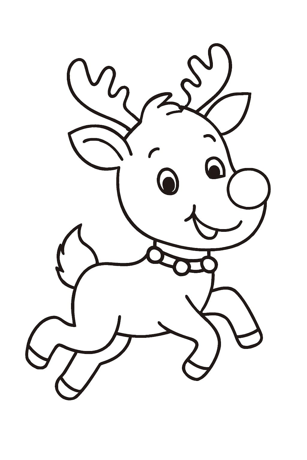 Nakreslete Rudolf pro děti omalovánka