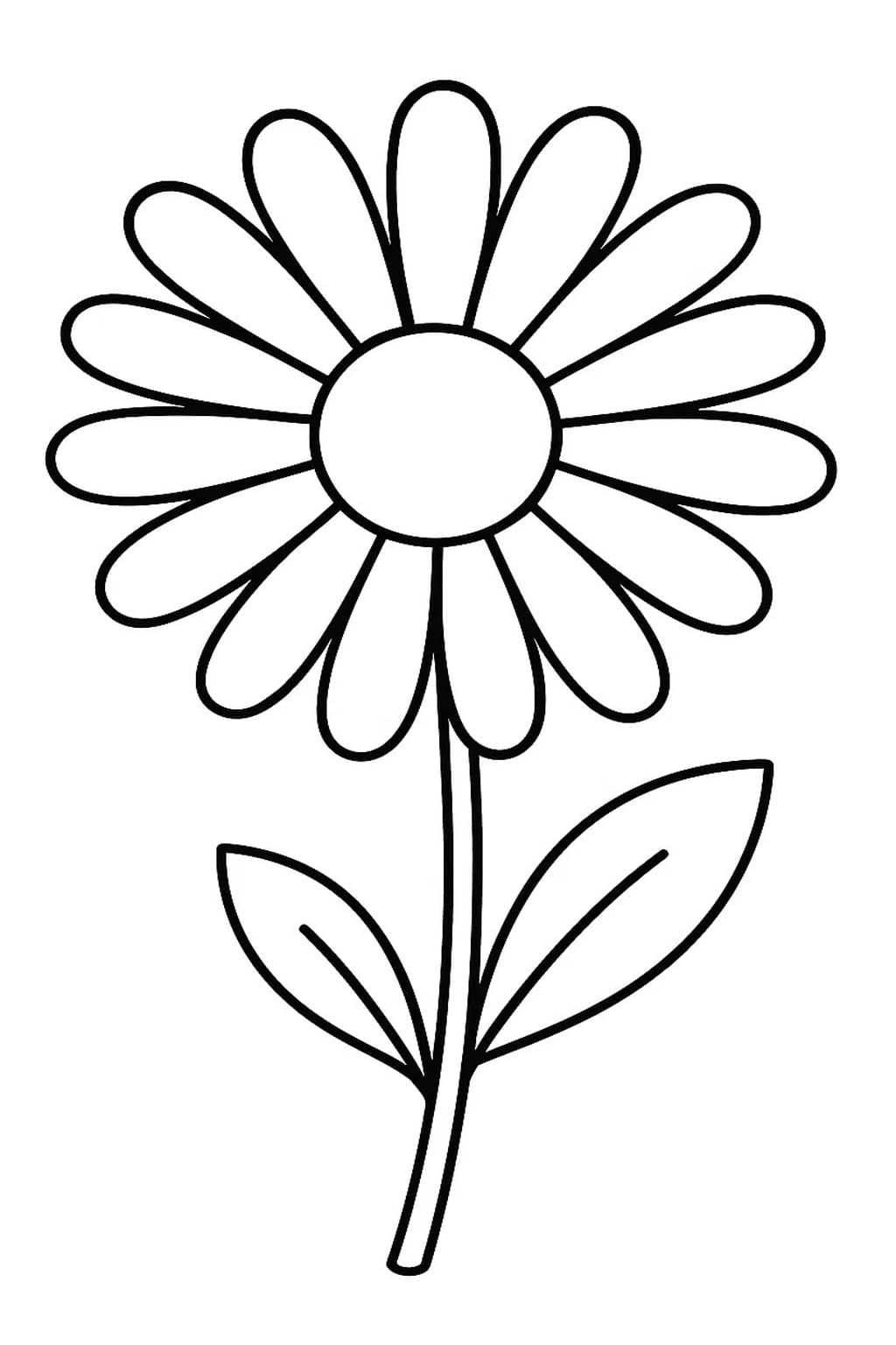 Nakreslete Sedmikráska zdarma prostý tisknutelné omalovánka