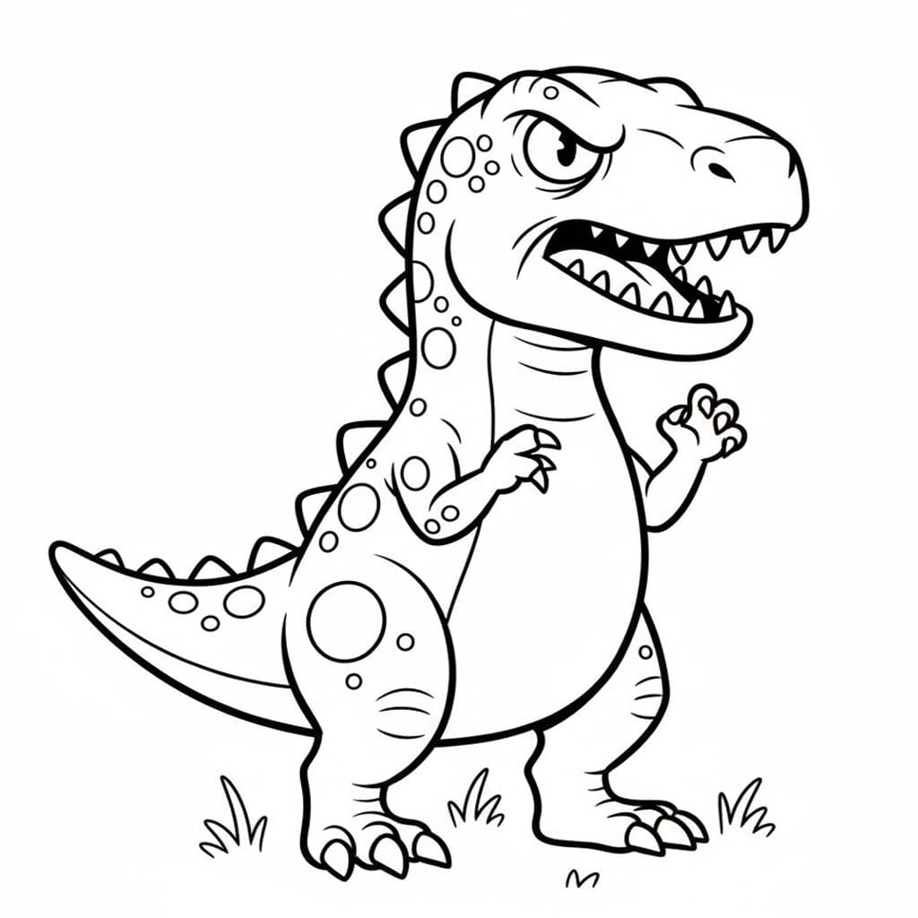 Nakreslete Velociraptor 1 omalovánka