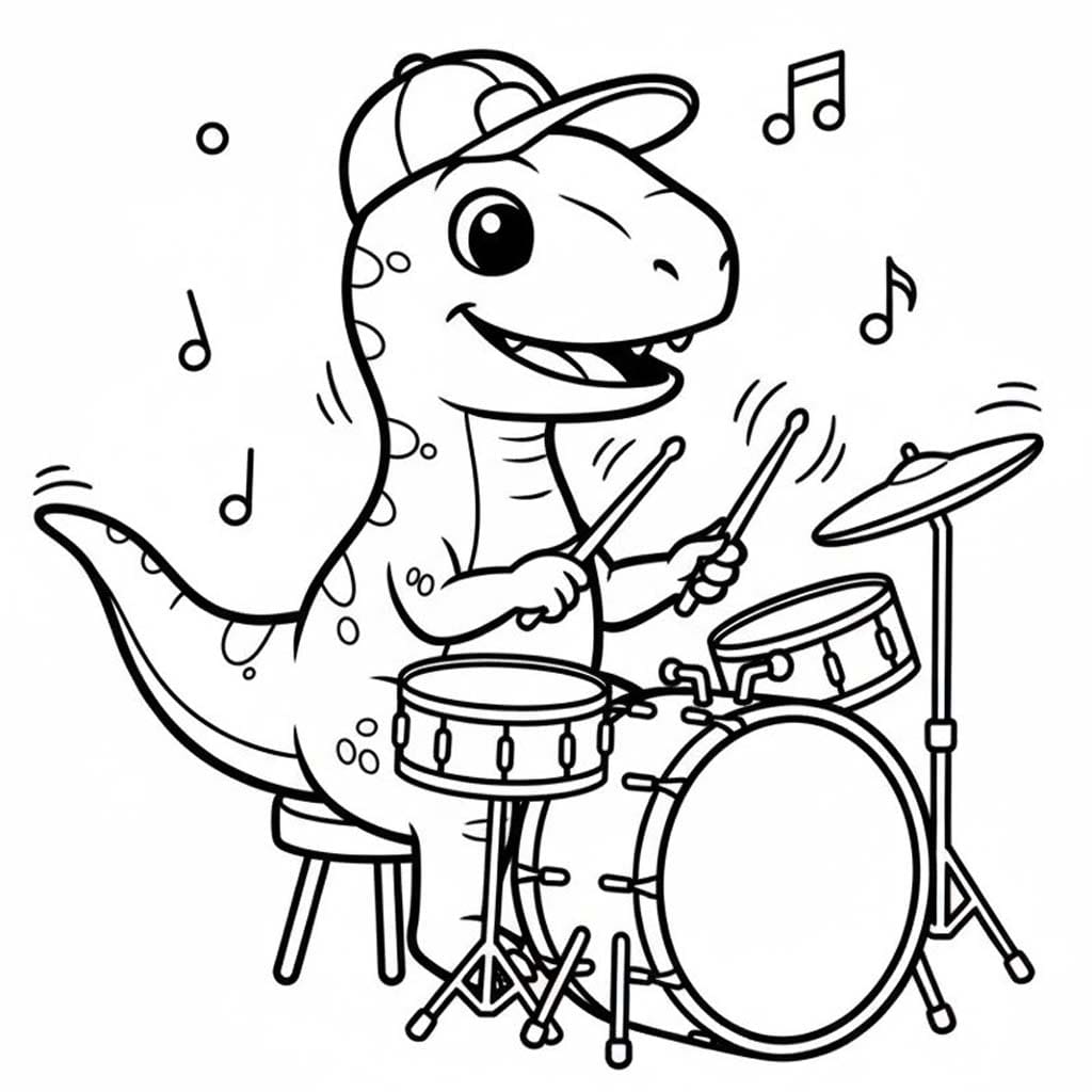 Nakreslete Velociraptor 4 omalovánka