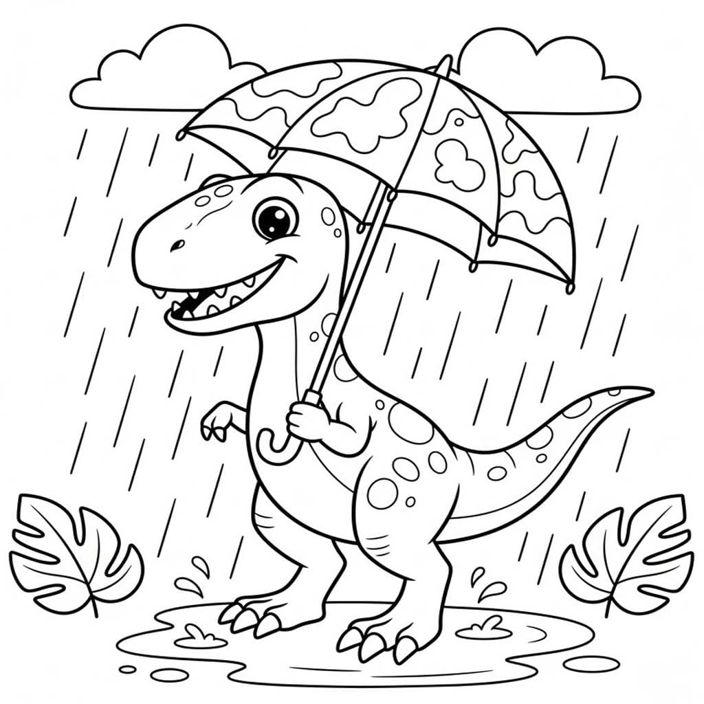 Nakreslete Velociraptor k vytisknutí omalovánka