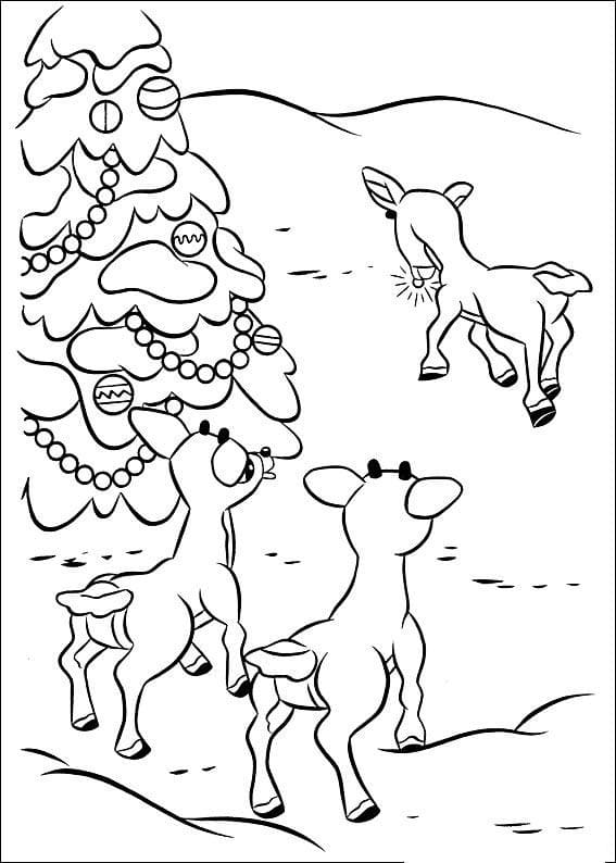 Rudolf prostý tisknutelné omalovánka