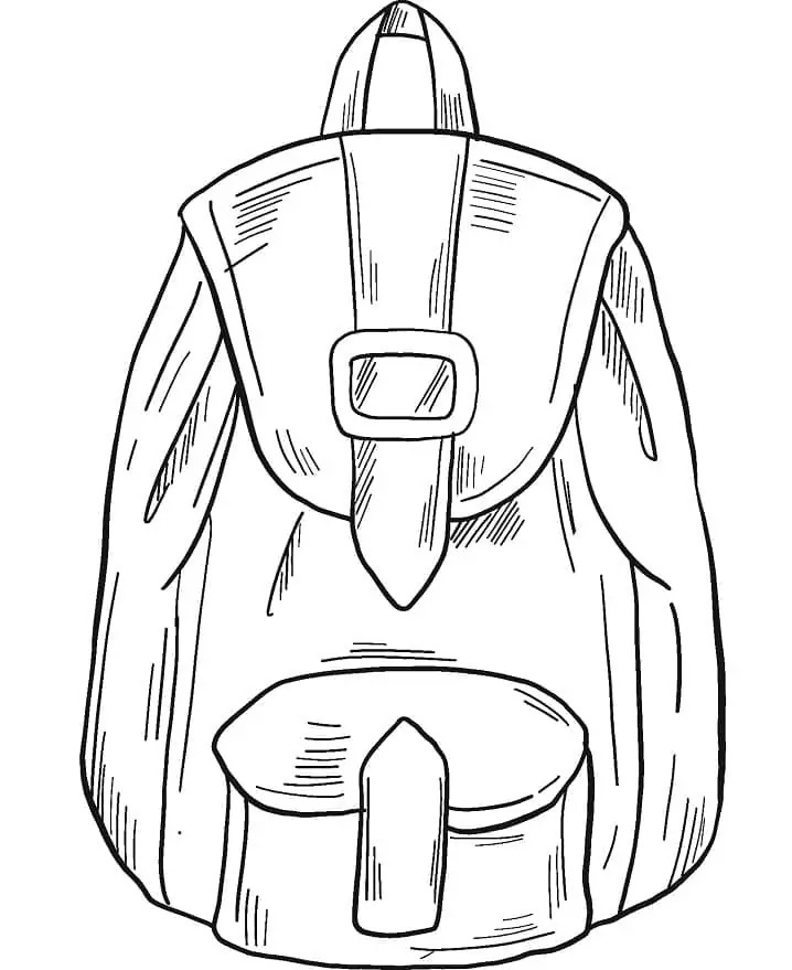 Batoh k vytisknutí zdarma omalovánka