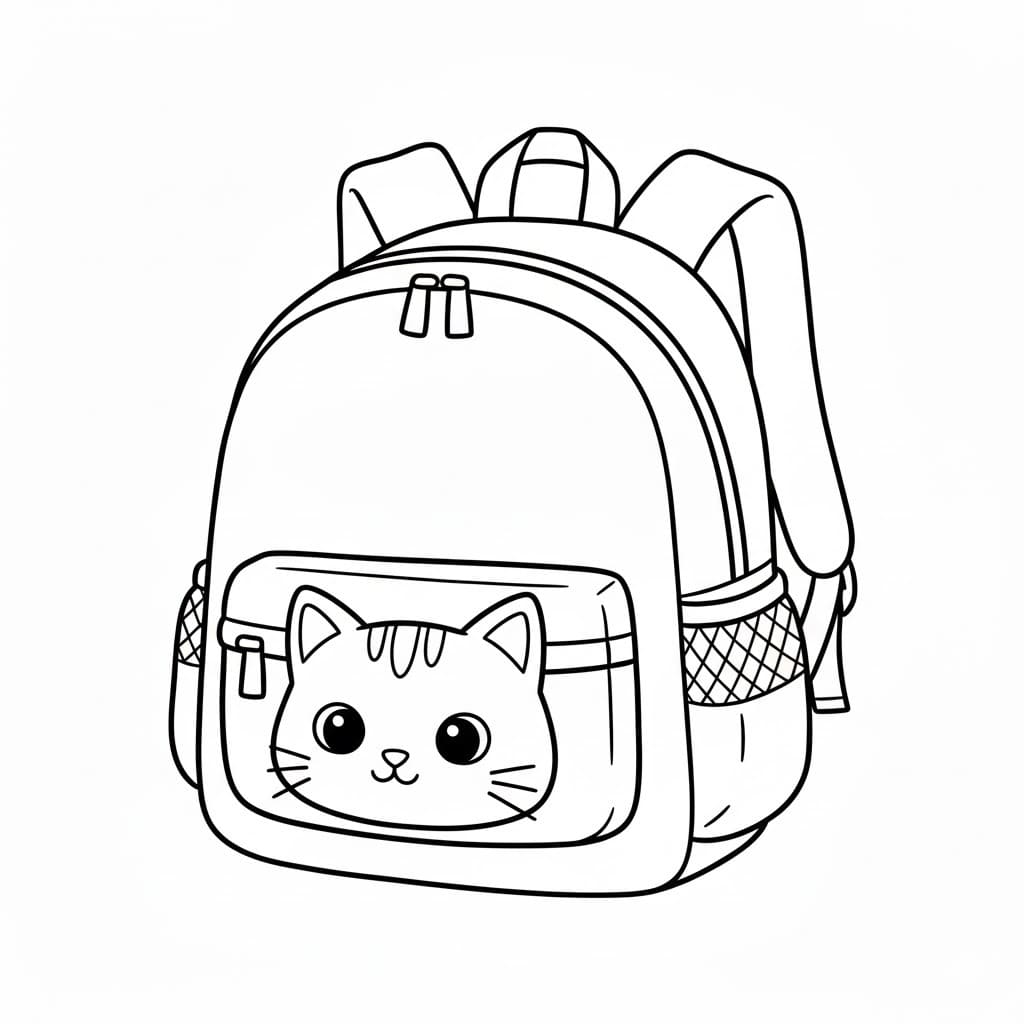 Batoh zdarma základní omalovánka