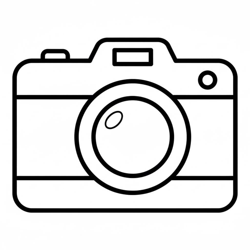 Fotoaparát k vytisknutí omalovánka