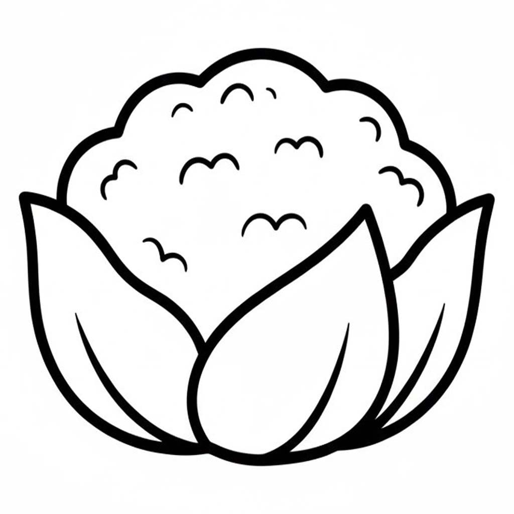 Květák k vytisknutí omalovánka