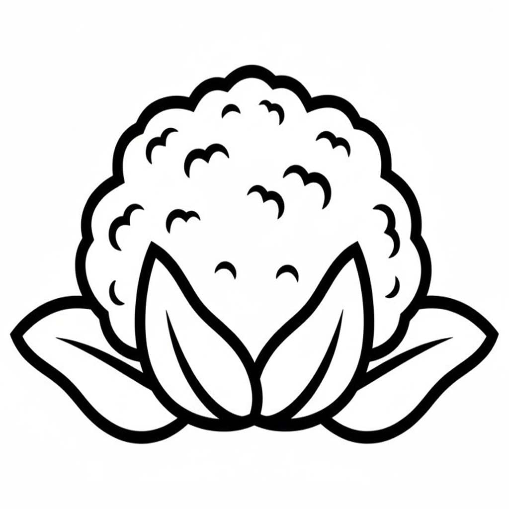 Květák zdarma omalovánka