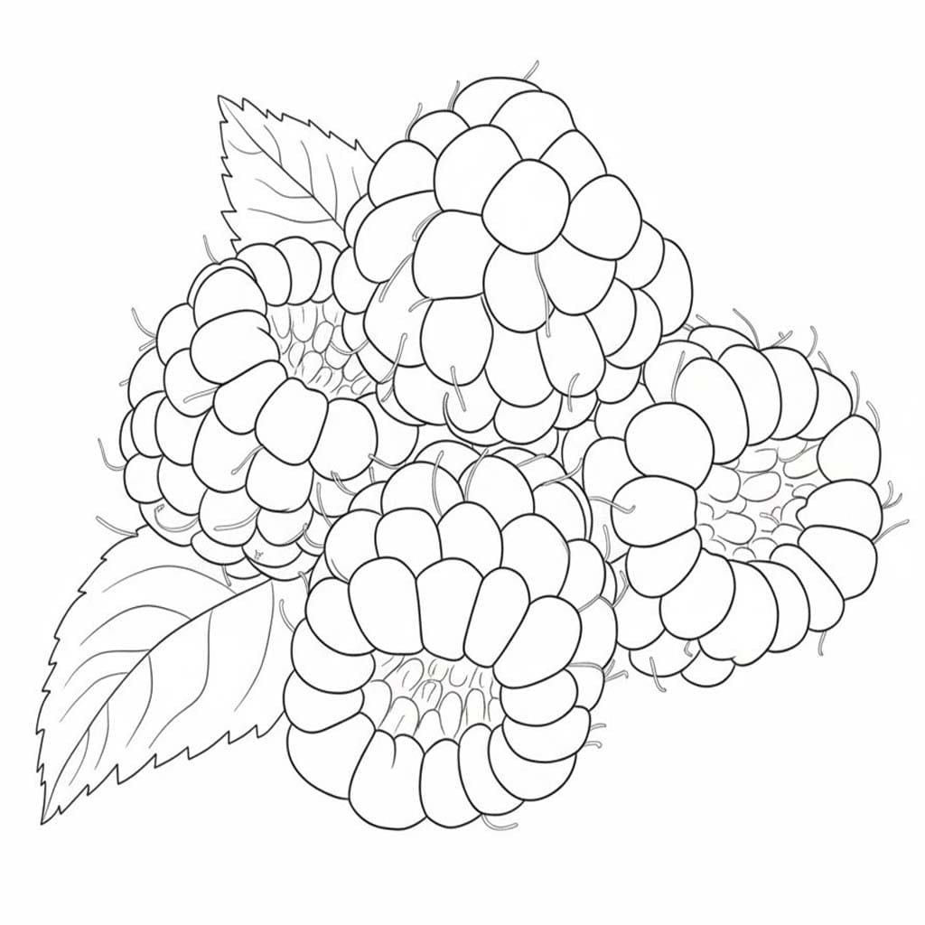 Malina zdarma pro děti omalovánka