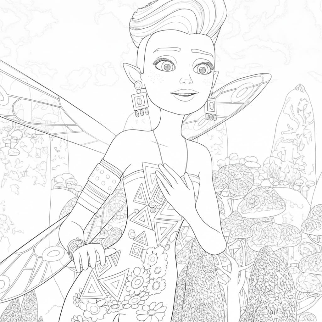 Mia a Já k vytisknutí omalovánka