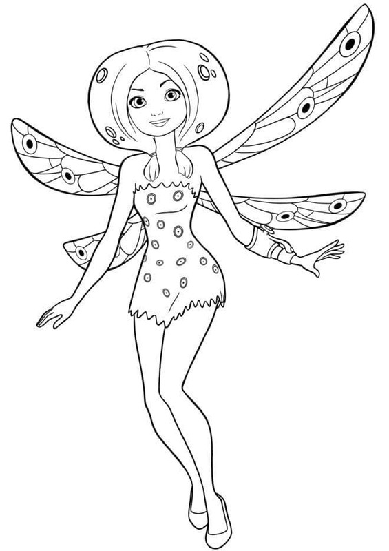 Mia a Já tisknutelné pro děti omalovánka