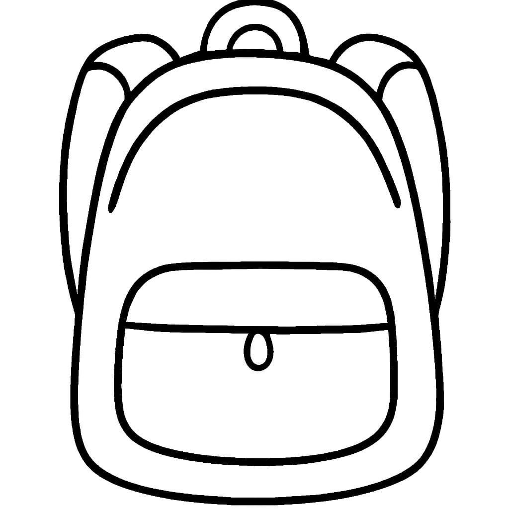 Nakreslete Batoh pro děti omalovánka